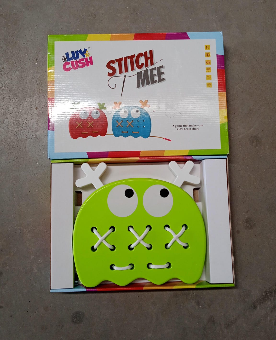 Stitch Mee Puzzle Toy, A Stitch of Many Styles Playable Game, Brain Games, Learning Game, Birthday Gift for kid's (1 Pc) Stitch Mee Puzzle Toy, A Stitch of Many Styles Playable Game, Brain Games, Learning Game, Birthday Gift for kid's (1 Pc)